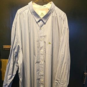 Long sleeve button up by Lacoste